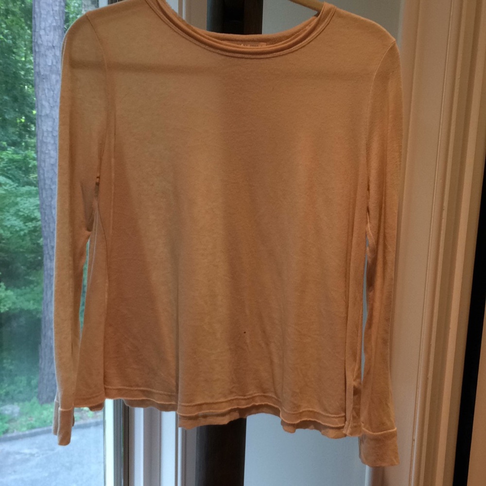 Beige Long Sleeve Shirt